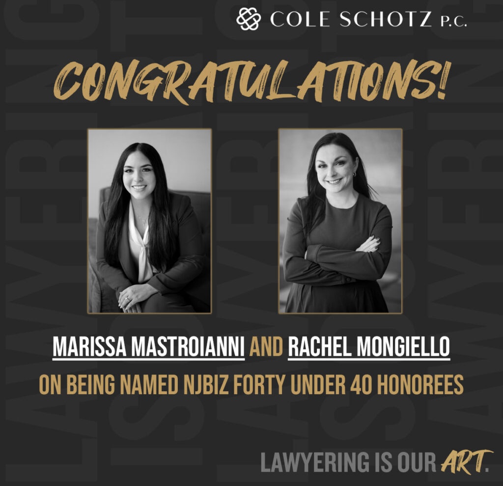 Introducing the 2023 Forty Under 40 honorees Cole Schotz